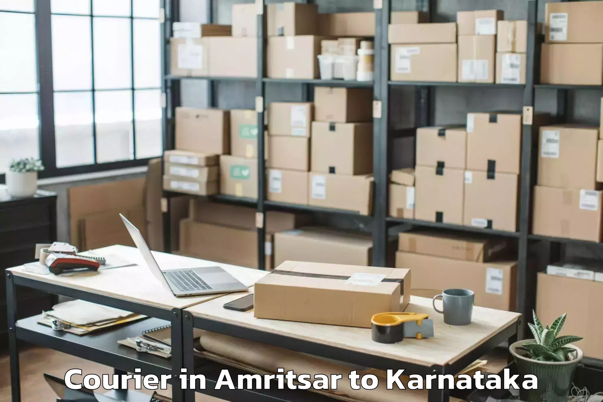 Reliable Amritsar to Byadgi Courier